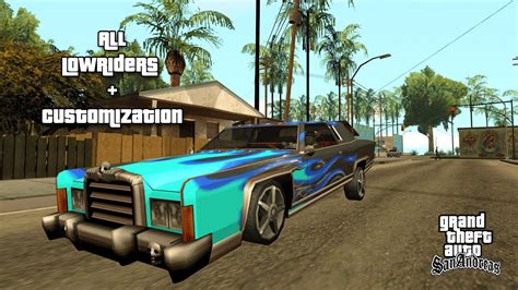 san andreas lowrider